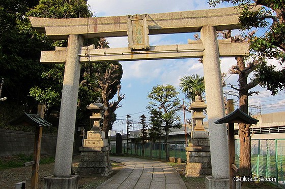 赤羽八幡神社の参道