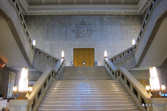 東京国立博物館の階段