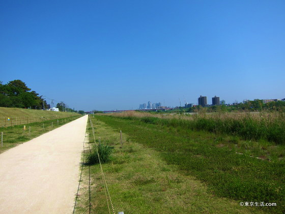 多摩川の湯歩道