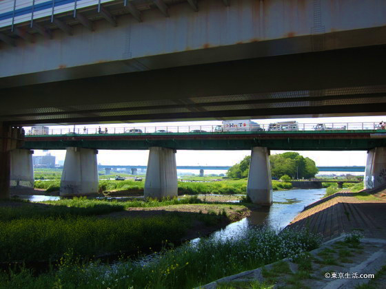 東急線の鉄橋