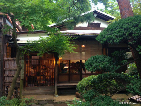 古桑庵の日本庭園