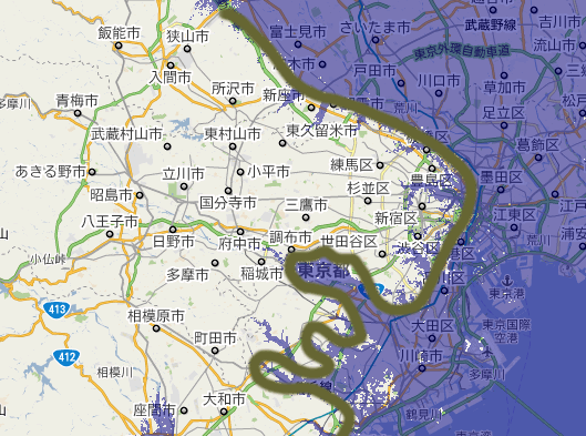 水没地域