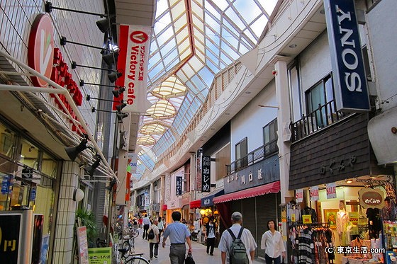 阿佐ヶ谷駅周辺|長い商店街「阿佐谷パールセンター」の画像