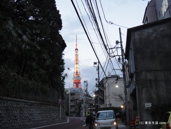 東京タワーもすぐそこ