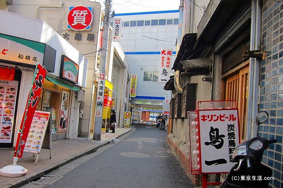 京成船橋の周辺