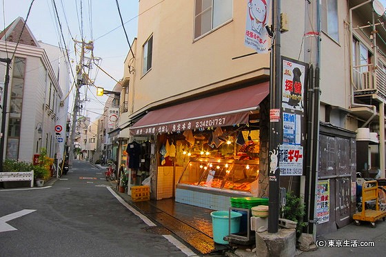 豪徳寺商店街の魚屋