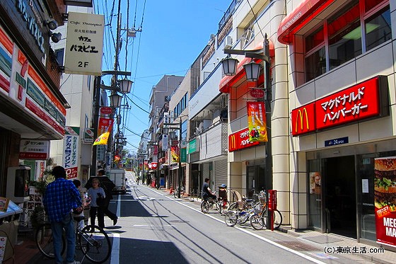 梅ヶ丘の商店街