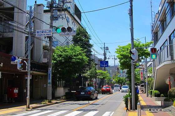 梅ヶ丘駅の北口交差点