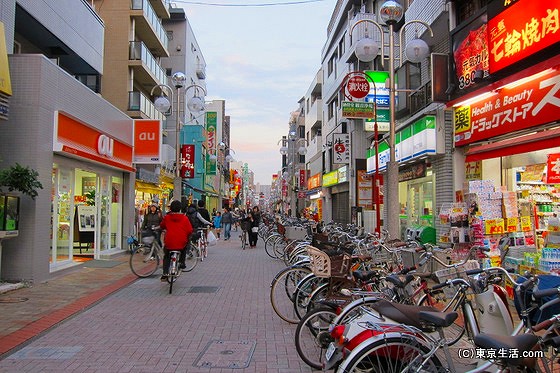 平井の商店街|江戸川区って自転車が多いよなぁの画像