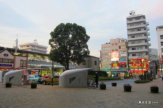 平井駅南口のロータリー