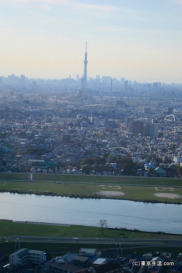 東京スカイツリーの見える高層マンション