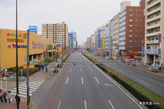 京葉道路から望む