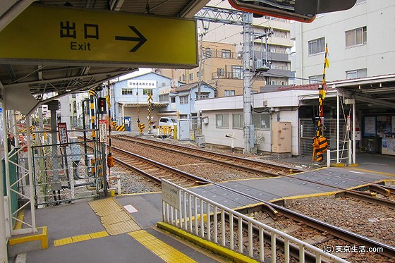 亀戸水神駅のホーム