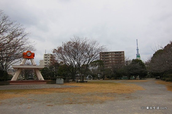 亀戸中央公園の時計台