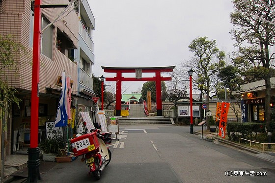 亀戸天神の参道