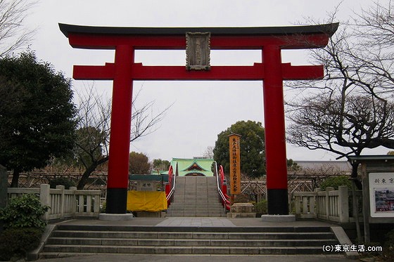 亀戸天神の鳥居