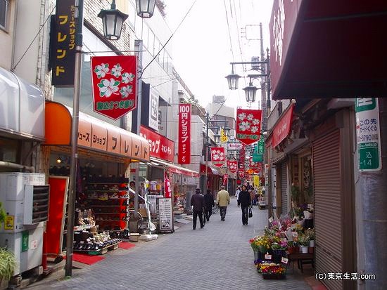 駒込の商店街