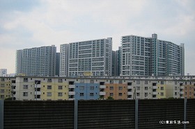 若松団地と巨大マンション|南船橋の住宅