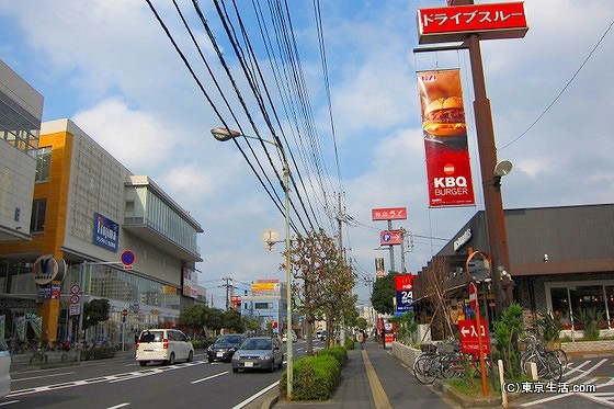 車社会のような南船橋