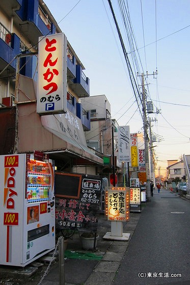 南越谷の飲食店街