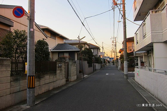 南越谷の住宅街