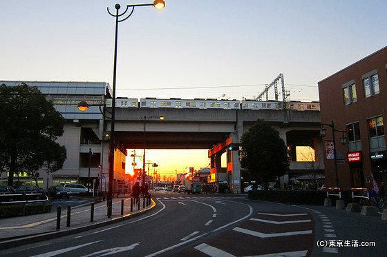 JR武蔵野線と東武伊勢崎線