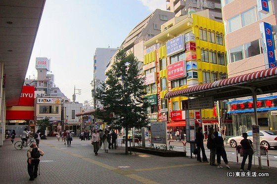 西荻窪駅の北口ロータリー