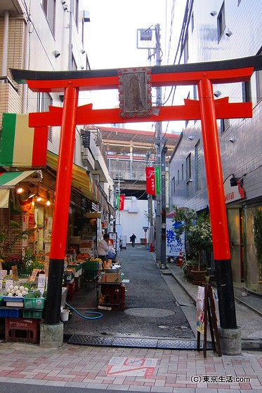 伏見通り商店街の鳥居