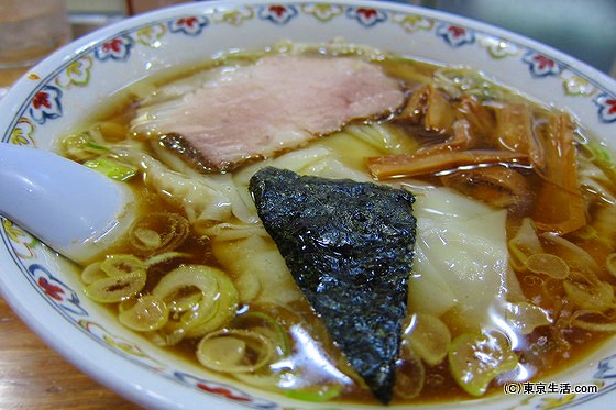 春木屋のラーメン