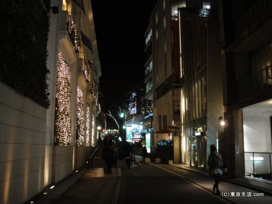 キャットストリートの夜景