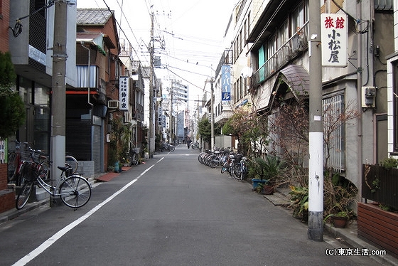 格安ホテルが多い千住エリア