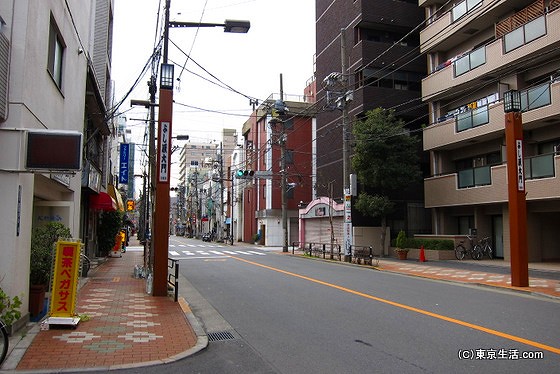 吉原の大門跡