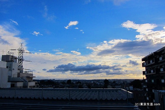 成城コルティからの夕暮れ