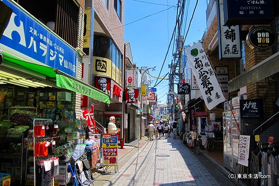 昔からの仙川の商店街