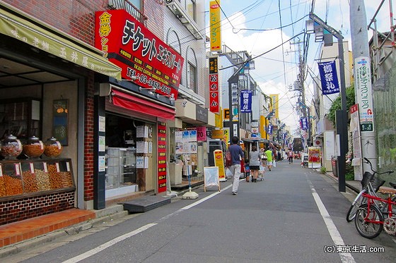 下北沢一番街商店街の街並み