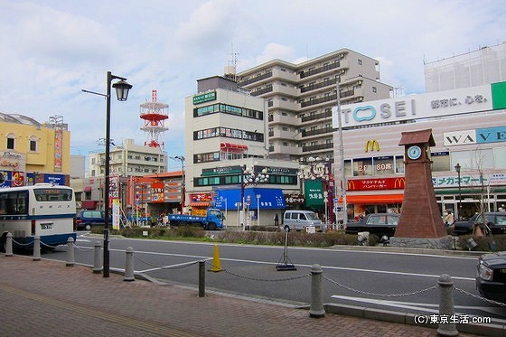 下総中山駅前