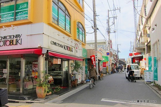 下総中山の南口側