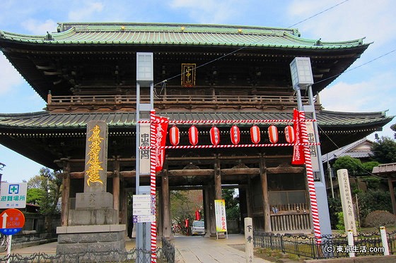 法華経寺の山門