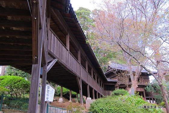 法華経寺の渡り廊下