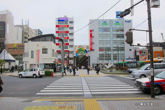 新小岩の商店街へ