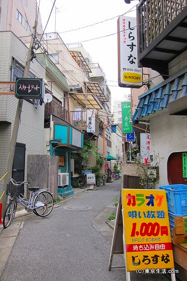 赤線の路地