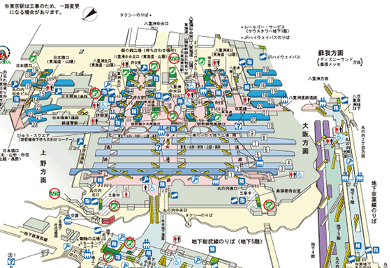 東京駅構内図