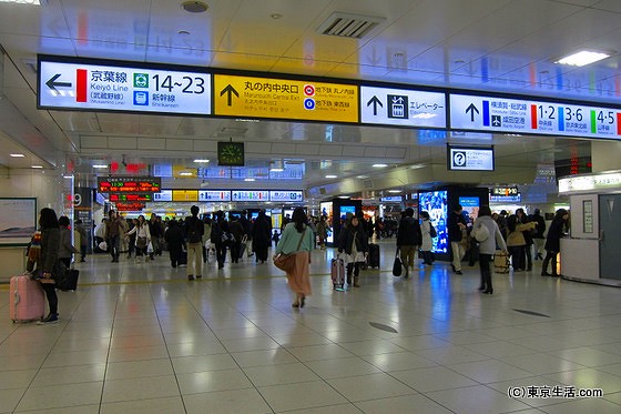 東京駅構内図コンコース