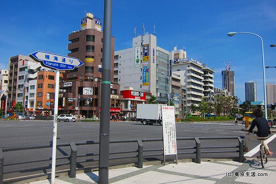 豊洲の晴海通り