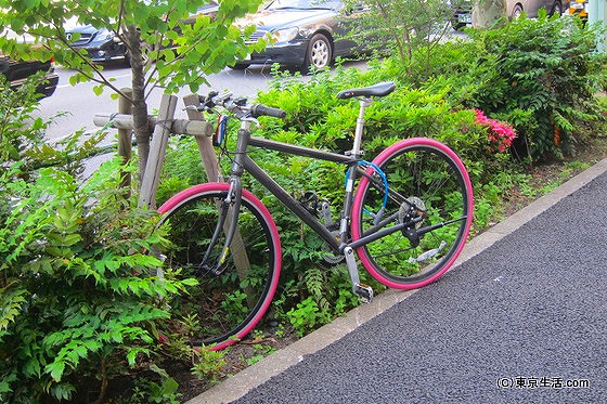 自転車が多い豊洲