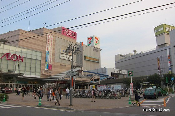 津田沼のショッピングセンター