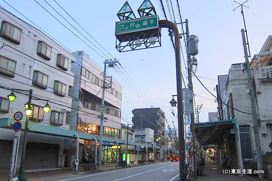 京成津田沼駅の商店街