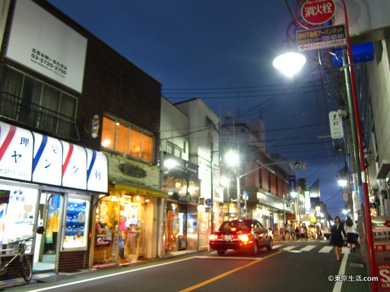 自由が丘の商店街