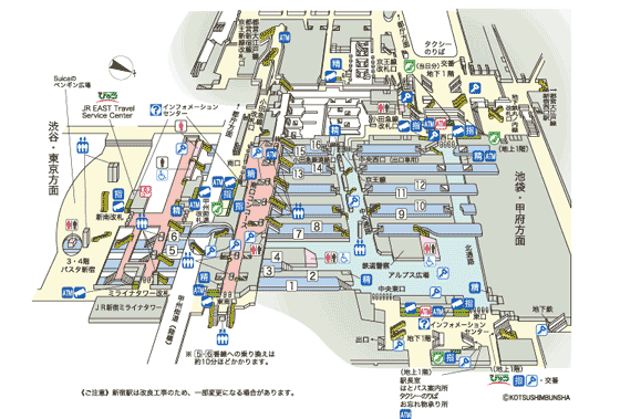JR東日本の構内図
