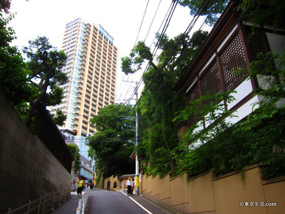 目黒の地形は岬だから坂の街の画像